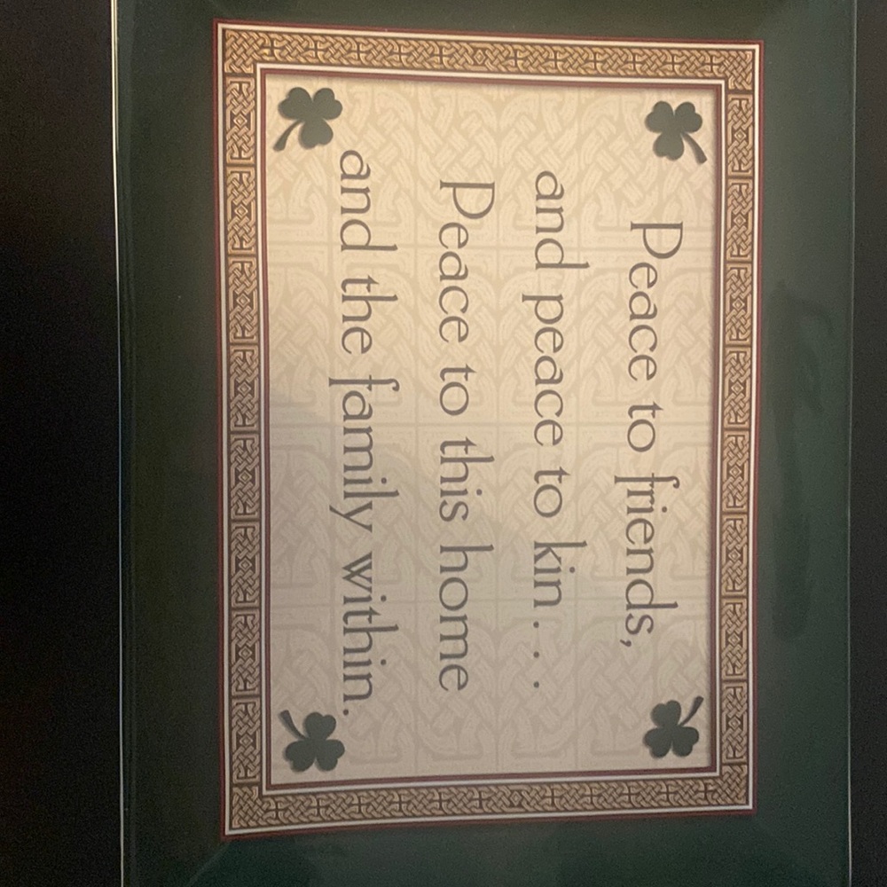 Irish serving platter excellent condition15 inches wide by 11 high